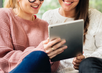 Girls With Computer