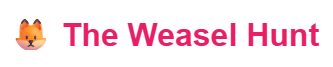 Image is a direct link to the Weasel Hunt doc.