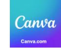 screenshot of blue gradient to purple icon for Canva.com